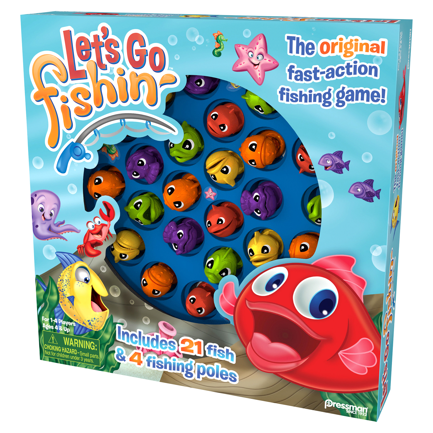 slide 3 of 4, Pressman Let's Go Fishin', 1 ct