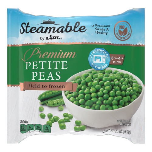 slide 1 of 1, frozen steamable petite peas, 12 oz