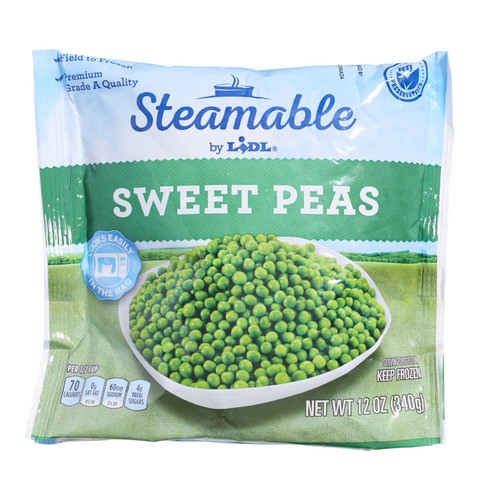 slide 1 of 1, frozen sweet peas, 12 oz