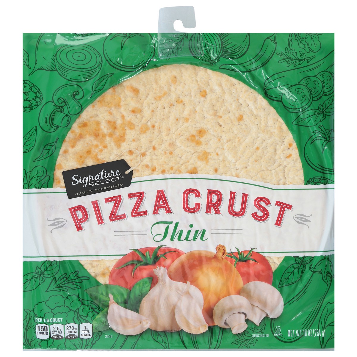 slide 1 of 4, Signature Select Thin Pizza Crust 10 oz, 10 oz