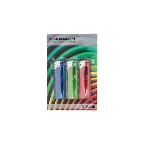 slide 1 of 1, electronic lighter, 3 ct