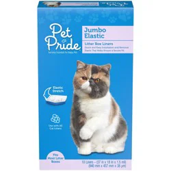 Pet Pride Jumbo Elastic Litter Box Liners