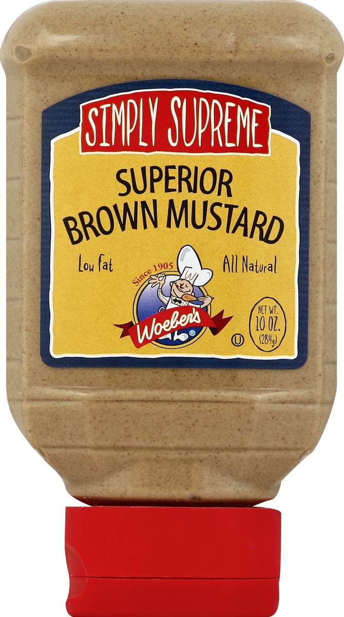 slide 2 of 2, Woeber's Simply Supreme Grandstand Mustard, 10 oz