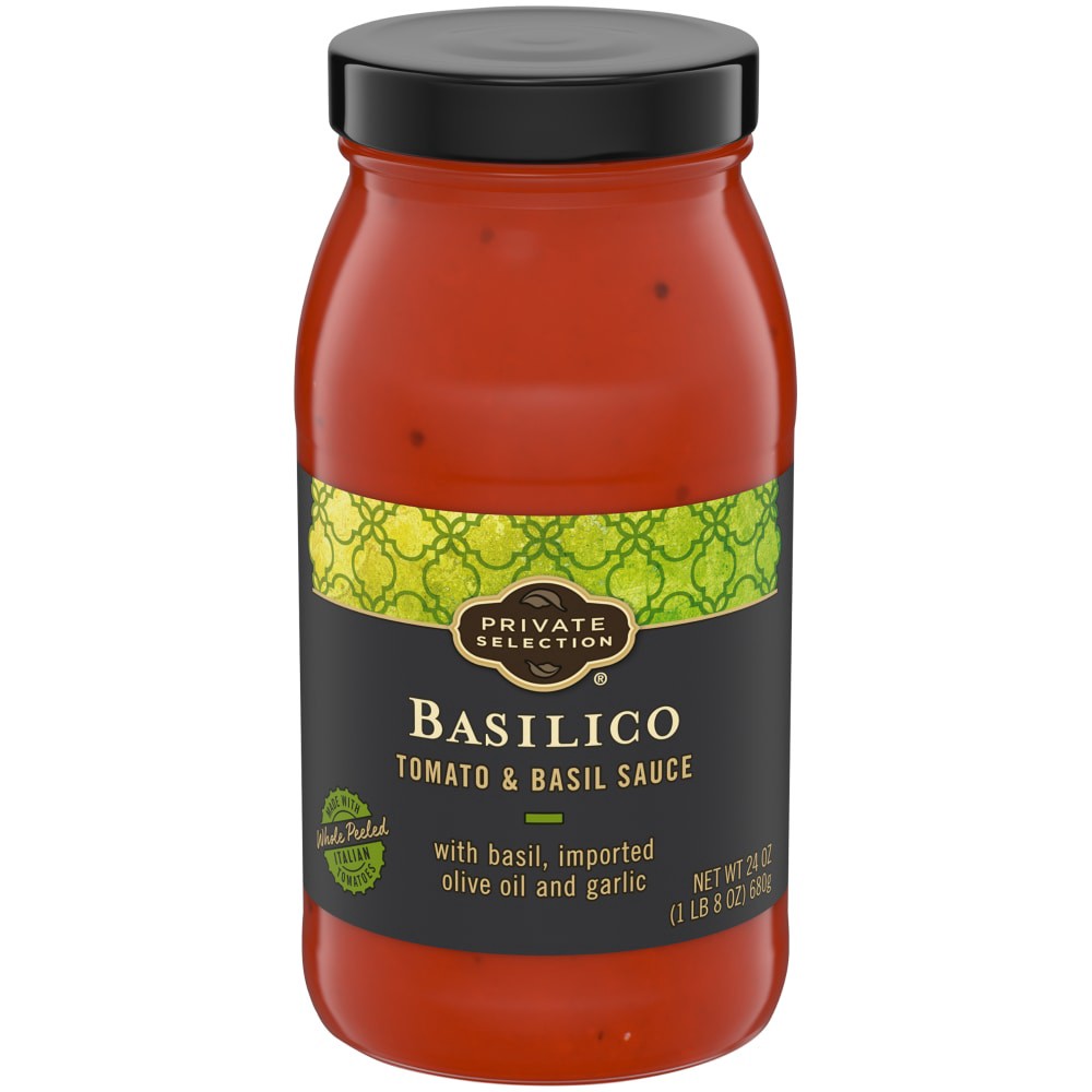 slide 1 of 4, Private Selection Basilico Tomato Basil Sauce, 24 oz