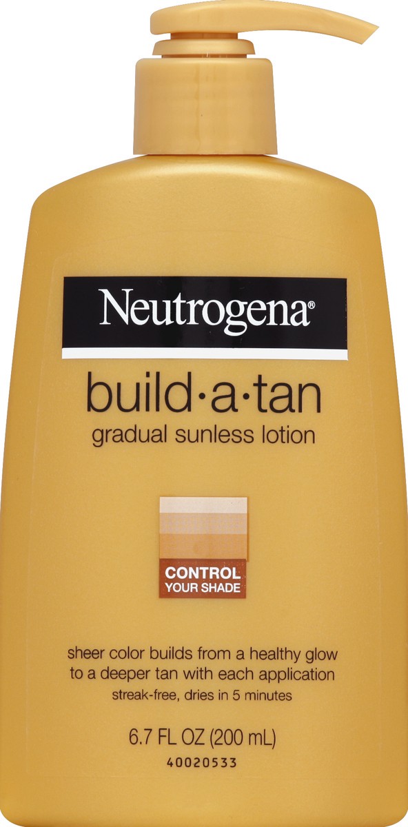 slide 2 of 3, Neutrogena Build A Tan Sunless Tanning Gradual, 6.7 oz