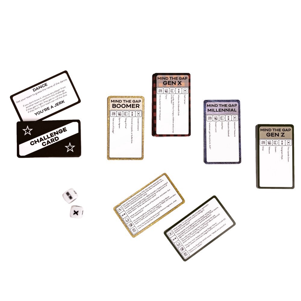 slide 3 of 5, Mind the Gap™ Good To Go Trivia Card Game, 1 ct