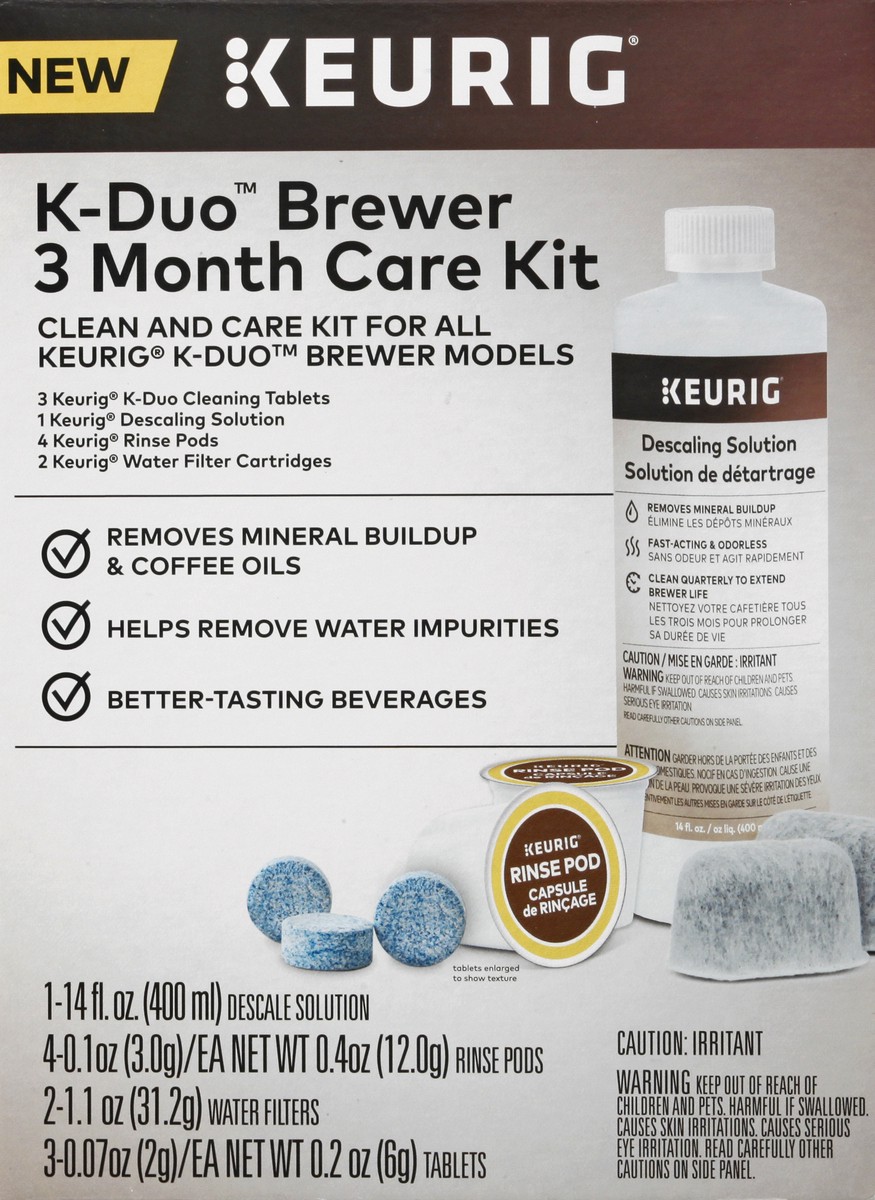 slide 1 of 12, Keurig K-Duo 3 Month Brewer Care Kit 1 ea, 1 ct