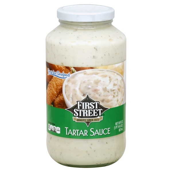 slide 1 of 1, First Street Tartar Sauce, 30 oz