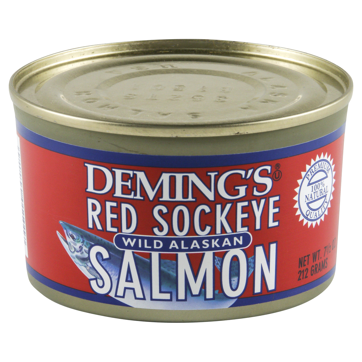 slide 1 of 3, Deming's Red Sockeye Salmon, 7.5 oz