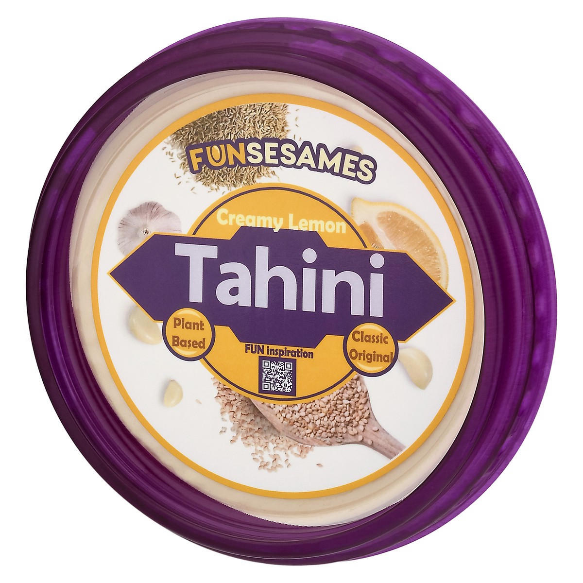 slide 8 of 16, Fun Sesames Creamy Lemon Tahini 8 oz, 8 oz