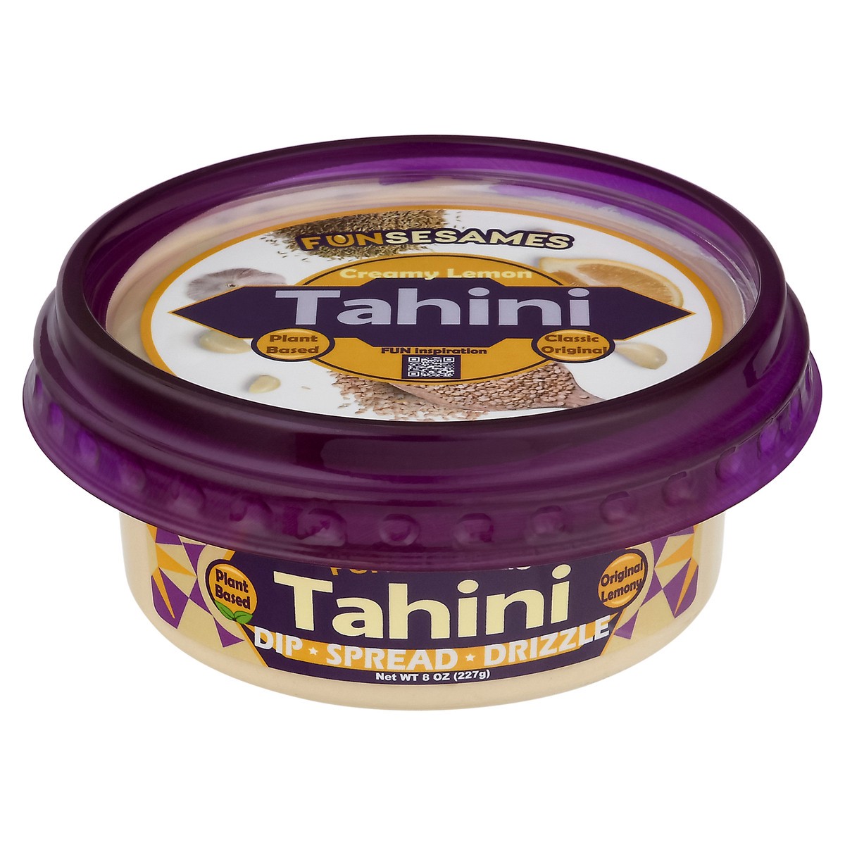 slide 5 of 16, Fun Sesames Creamy Lemon Tahini 8 oz, 8 oz