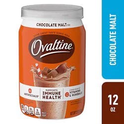 Ovaltine Powder Drink Mix Chocolate Malt - 12 Oz