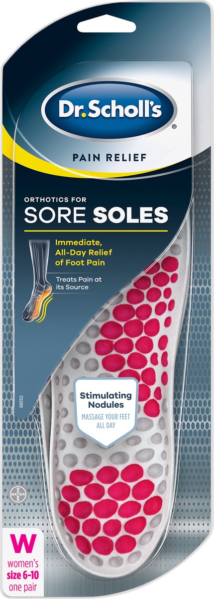 slide 3 of 3, Dr. Scholl's Orthotics for Ball of Foot Pain Men's or Women's Insoles 1 ea, 1 ct