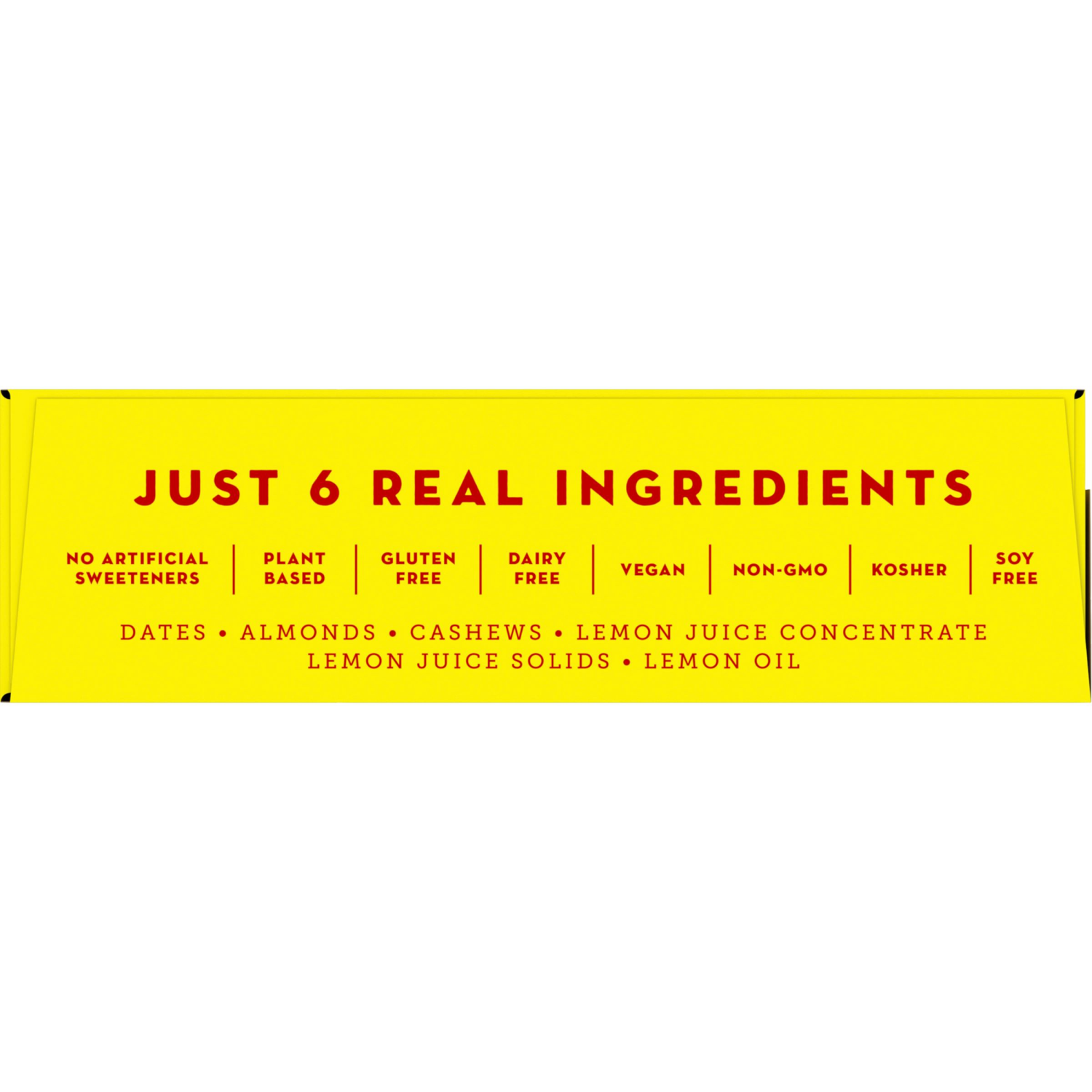 slide 3 of 6, LÄRABAR Lemon Bar, Gluten Free Vegan Fruit & Nut Bar, 1.6 oz Bars, 6 Ct, 6 ct