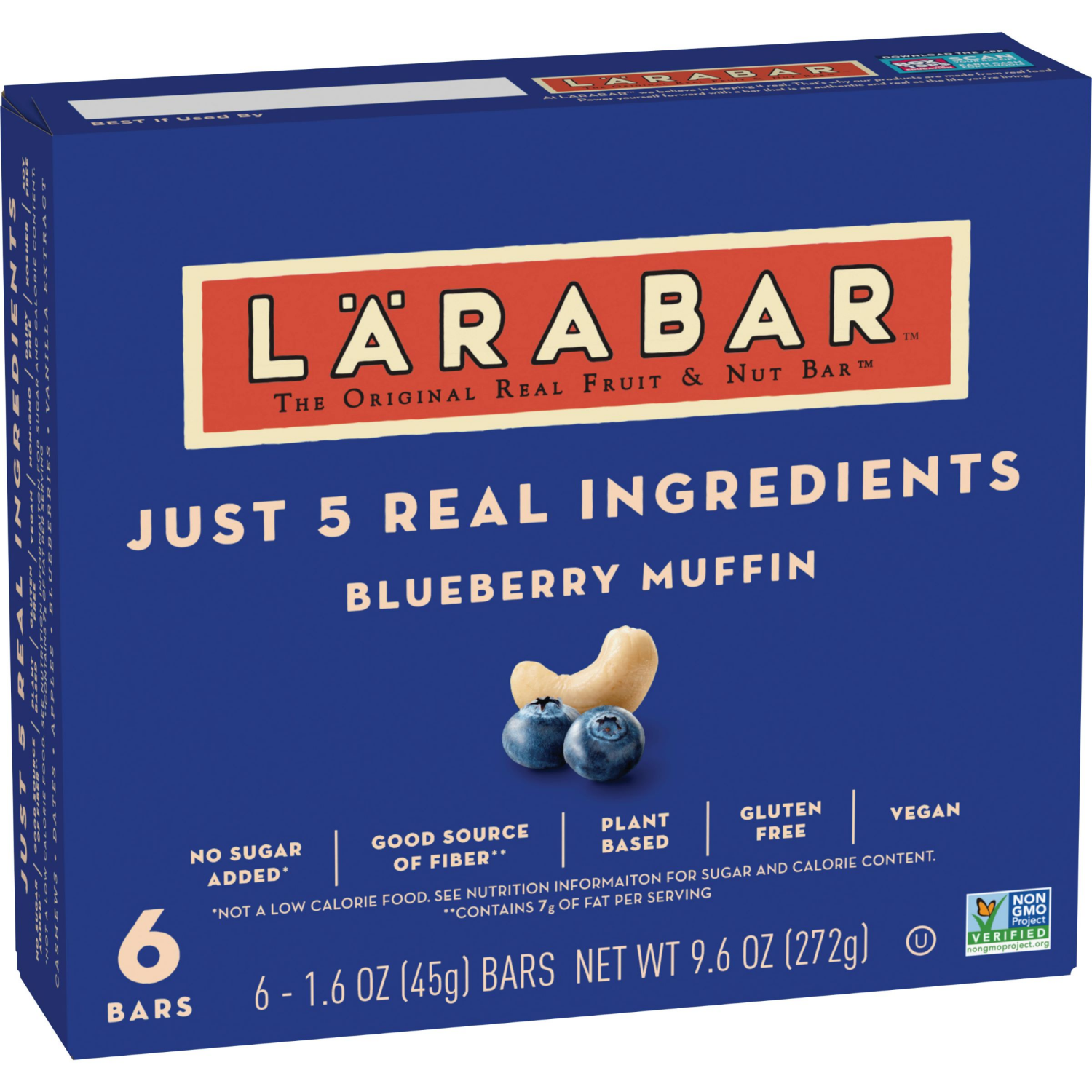 slide 5 of 6, Larabar Blueberry Muffin - 9.6oz/6ct, 6 ct