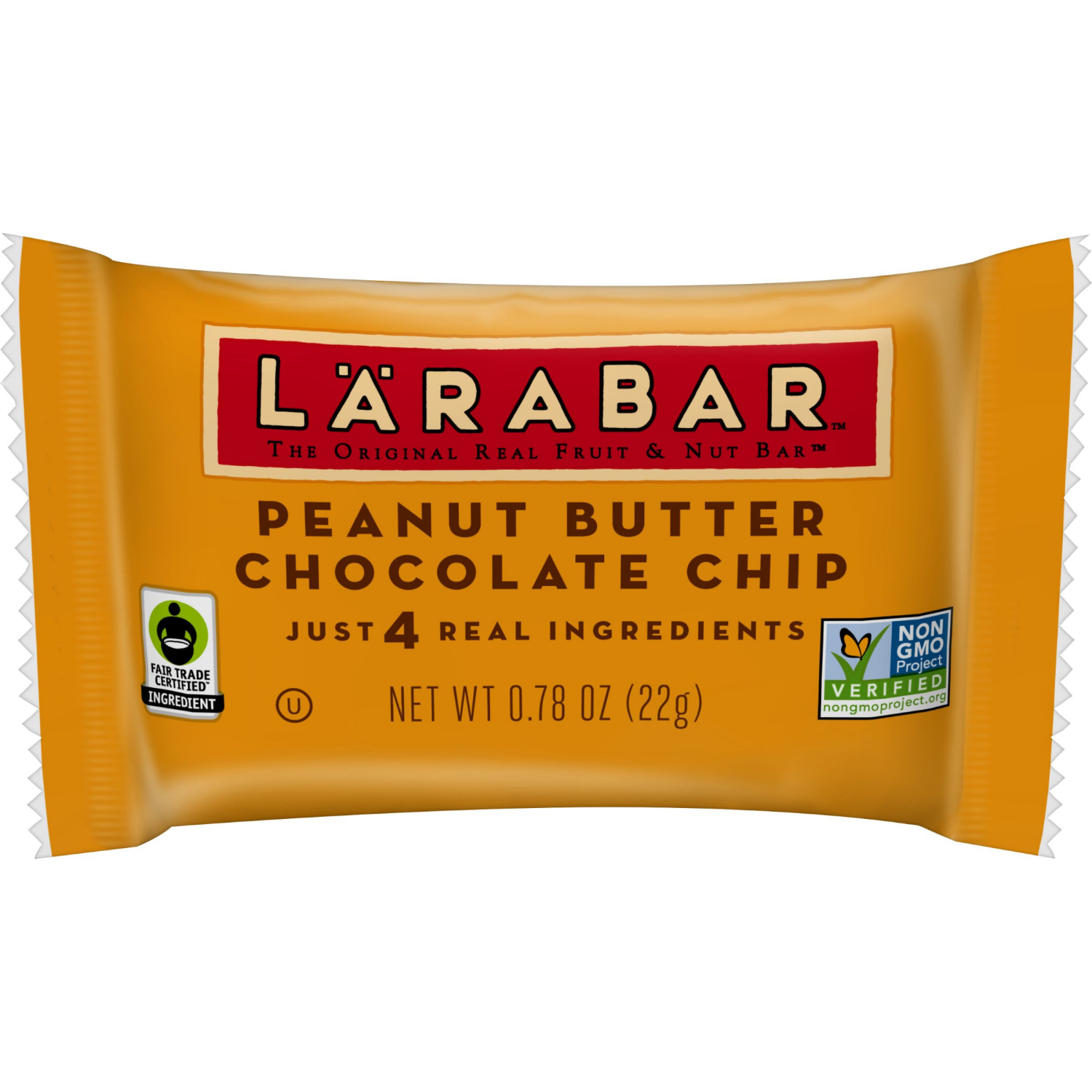 slide 3 of 6, LÄRABAR Peanut Butter Chocolate Chip Mini Bars, Gluten Free Vegan, 20 ct, 15.6 oz