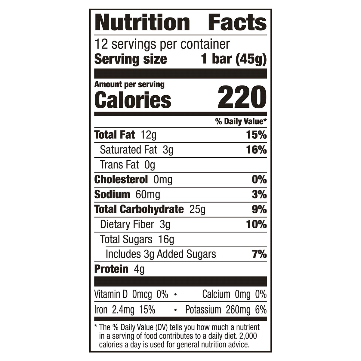 slide 8 of 9, LÄRABAR Chocolate Chip Cookie Dough, Gluten Free Fruit & Nut Bar, 12 Ct, 12 ct