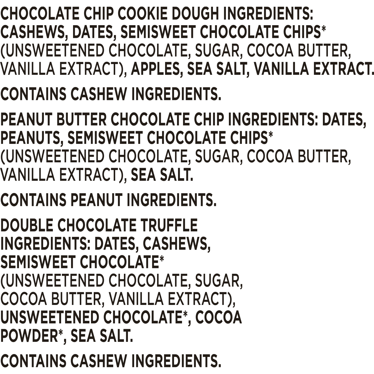 slide 3 of 5, LÄRABAR Chocolate Variety Pack, Fruit and Nut Bars, Gluten Free and Vegan, 28.8 oz, 18 Ct, 18 ct