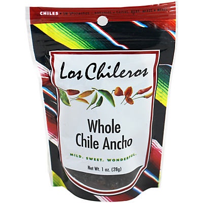 slide 1 of 1, Los Chileros Whole Chili Ancho Pods, 1 oz