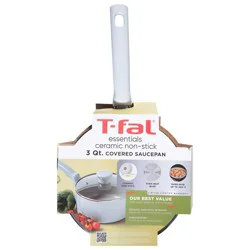 T-fal Ceramic Non Stick Covered Saucepan 1 ea