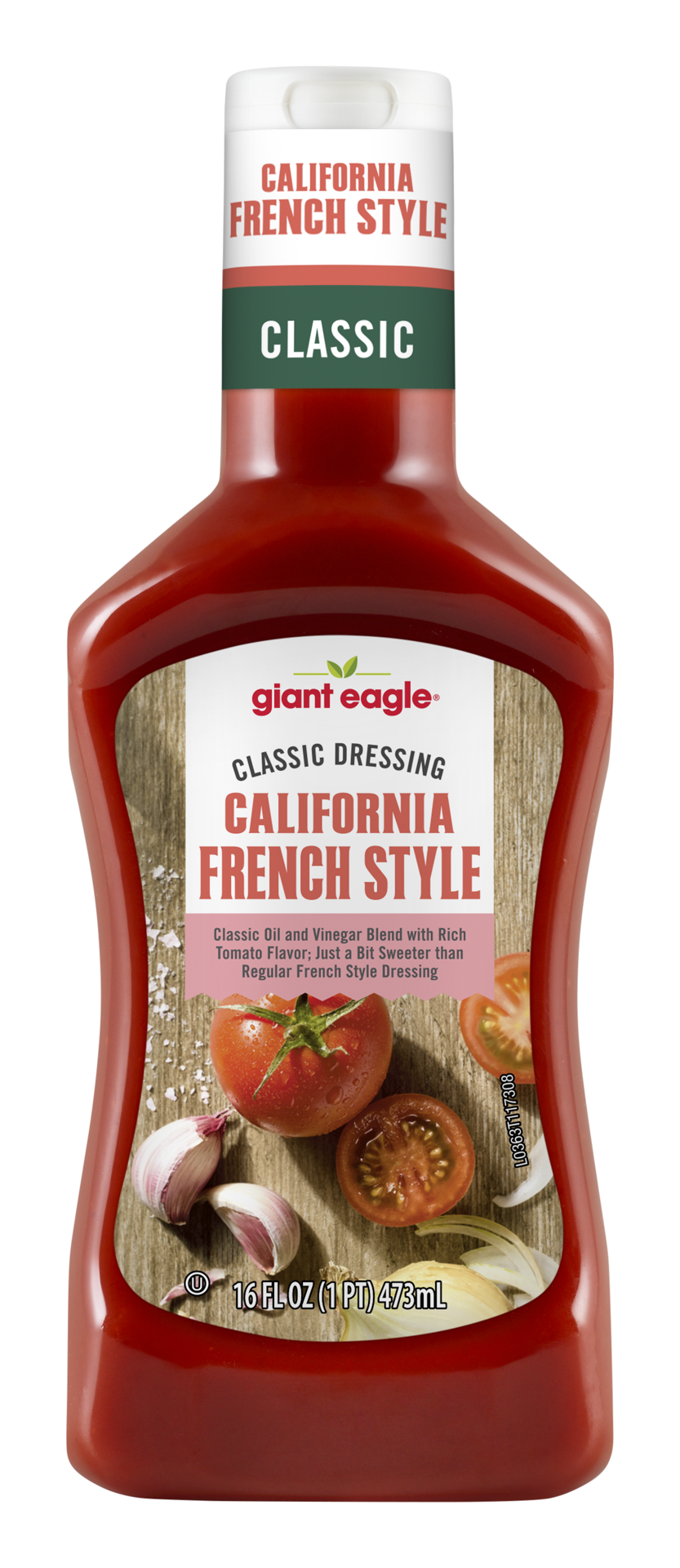 slide 1 of 1, Giant Eagle California French Style Dressing, 16 oz