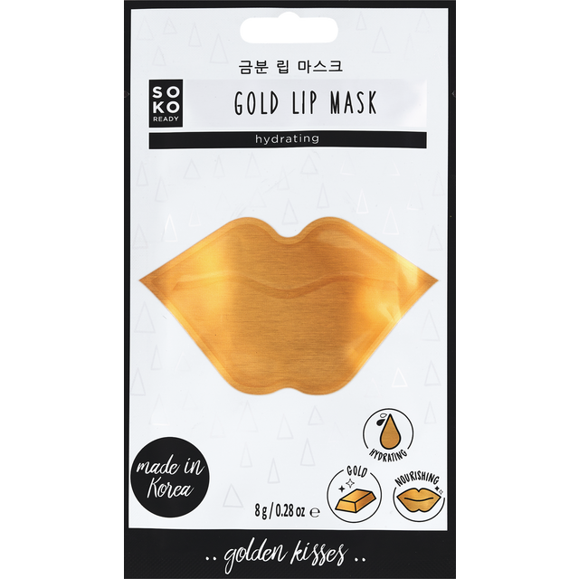 slide 1 of 1, Soko Glam Gold Lip Mask, 1 ct