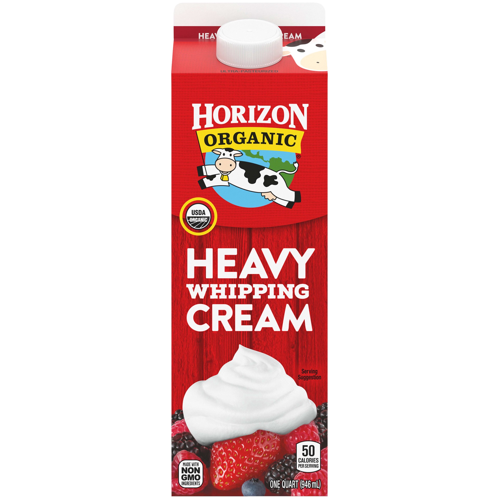 slide 5 of 10, Horizon Organic Heavy Whipping Cream, 32 oz., 1 oz