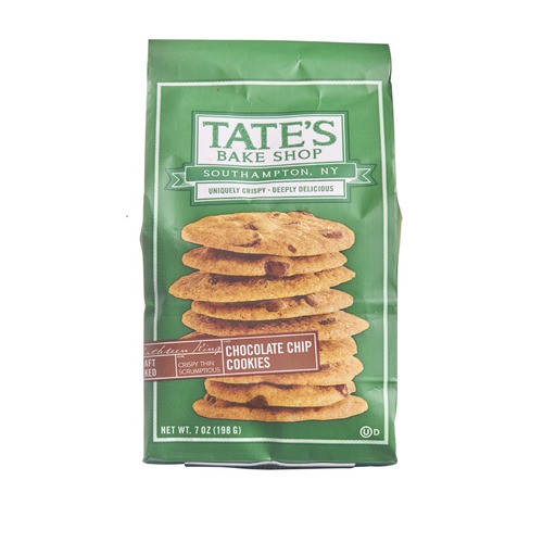 slide 1 of 1, Tate's Bake Shop chocolate chip cookies, 7 oz