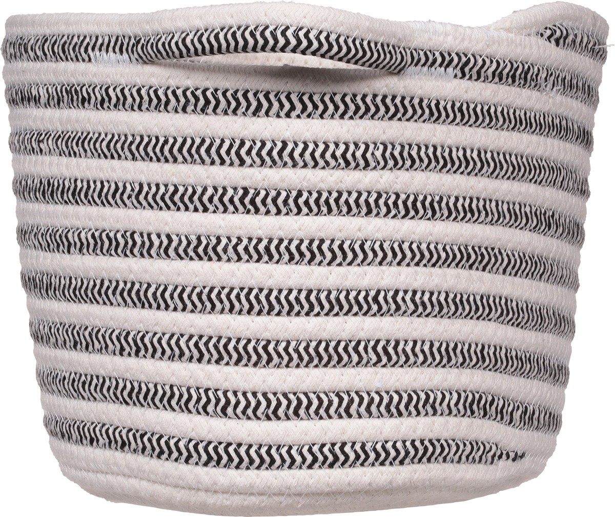 slide 4 of 11, Whitmor Striped Rope Bin with Knot Handle, Large, 1 ct