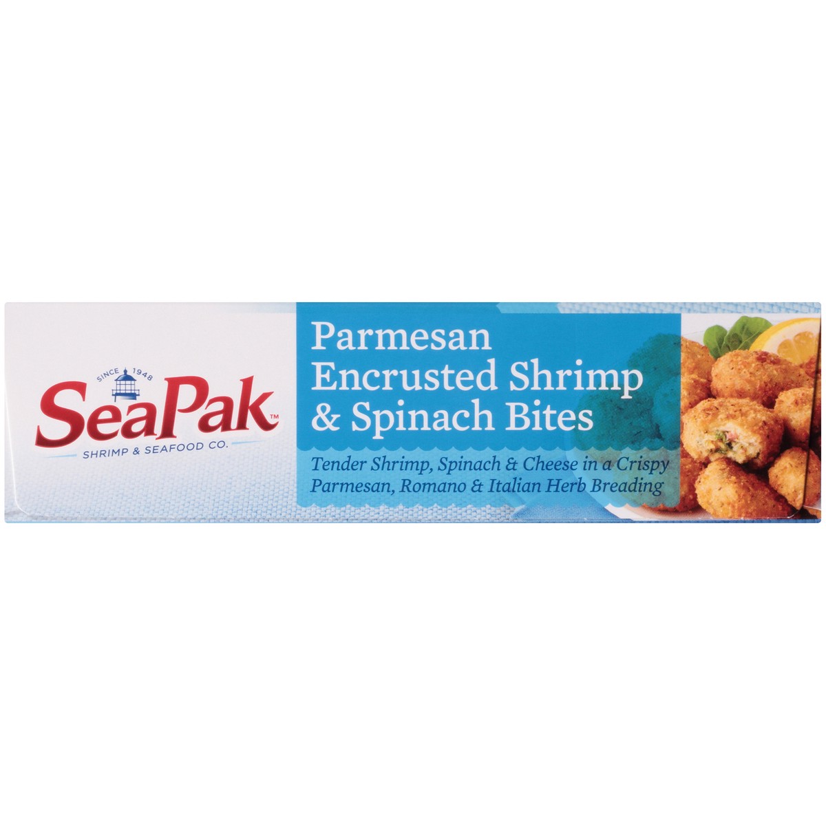 slide 13 of 14, SeaPak Parmesan Encrusted Shrimp & Spinach Bites 12 oz. Pack, 12 oz