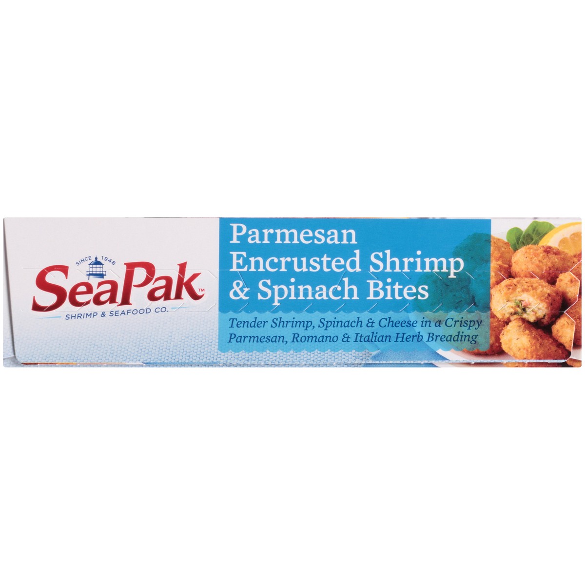 slide 10 of 14, SeaPak Parmesan Encrusted Shrimp & Spinach Bites 12 oz. Pack, 12 oz