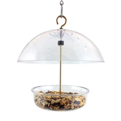 Droll Yankees Seed Saver Bird Feeder - Clear