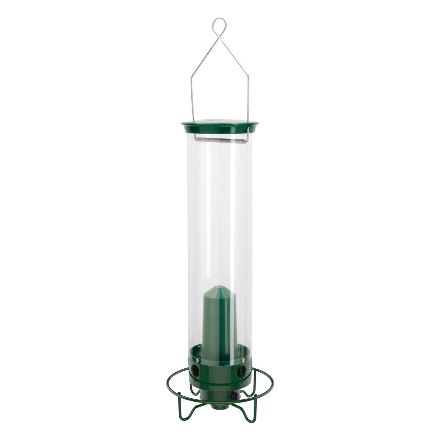 slide 2 of 8, Droll Yankees 21" Long 4 Port Squirrel Proof Sunflower Feeder - Green, 21 in