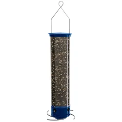 Yankee Whipper Collapsing Curved Perch Squirrel-Resistant Bird Feeder, 21"