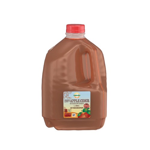 slide 1 of 1, Solevita 100% apple cider, 128 fl oz