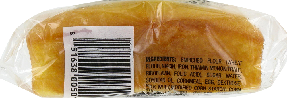 slide 4 of 4, Bakery Delicious Cornbread Loaf, 2 oz