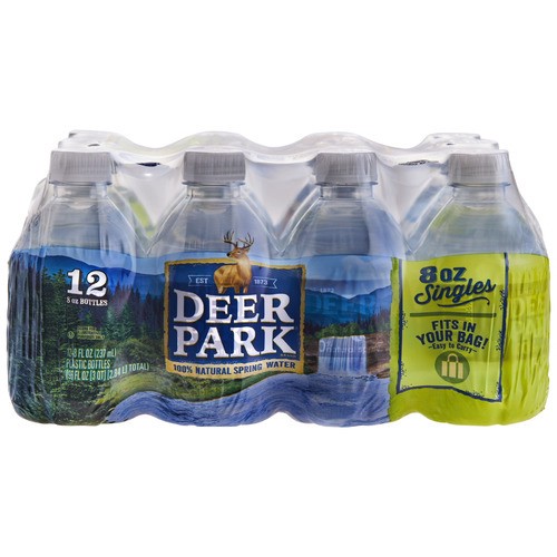 slide 1 of 1, Deer Park® natural spring water, 12 ct; 8 fl oz