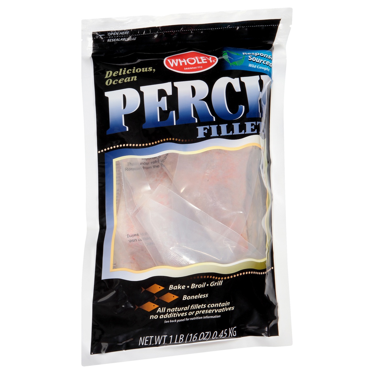 slide 2 of 10, Wholey Perch Fillets, 16 oz