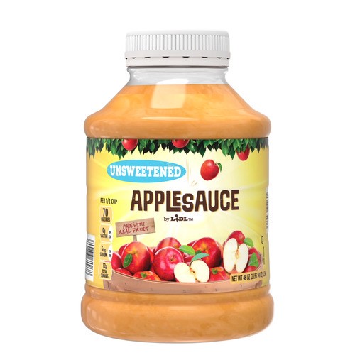 slide 1 of 1, unsweetened applesauce, 46 oz