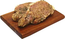 Central Market Parmesan & Garlic Thin Boneless Pork Loin Chop