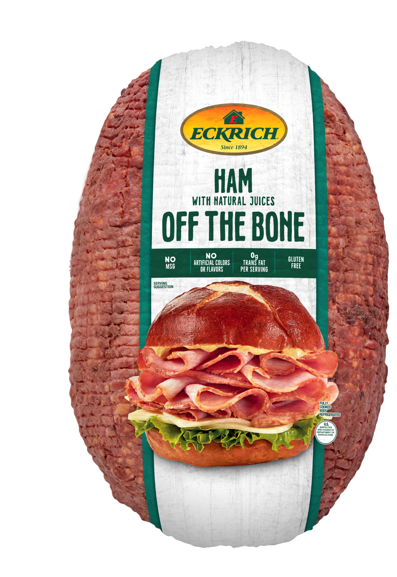 slide 1 of 1, Eckrich Ham Off The Bone, per lb