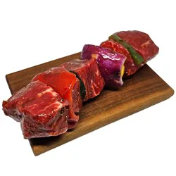 Central Market Bourbon St. Black Pepper Marinated Beef Kabob