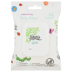 Nature's Promise Fragrance Free Baby Wipes (Travel Size)
