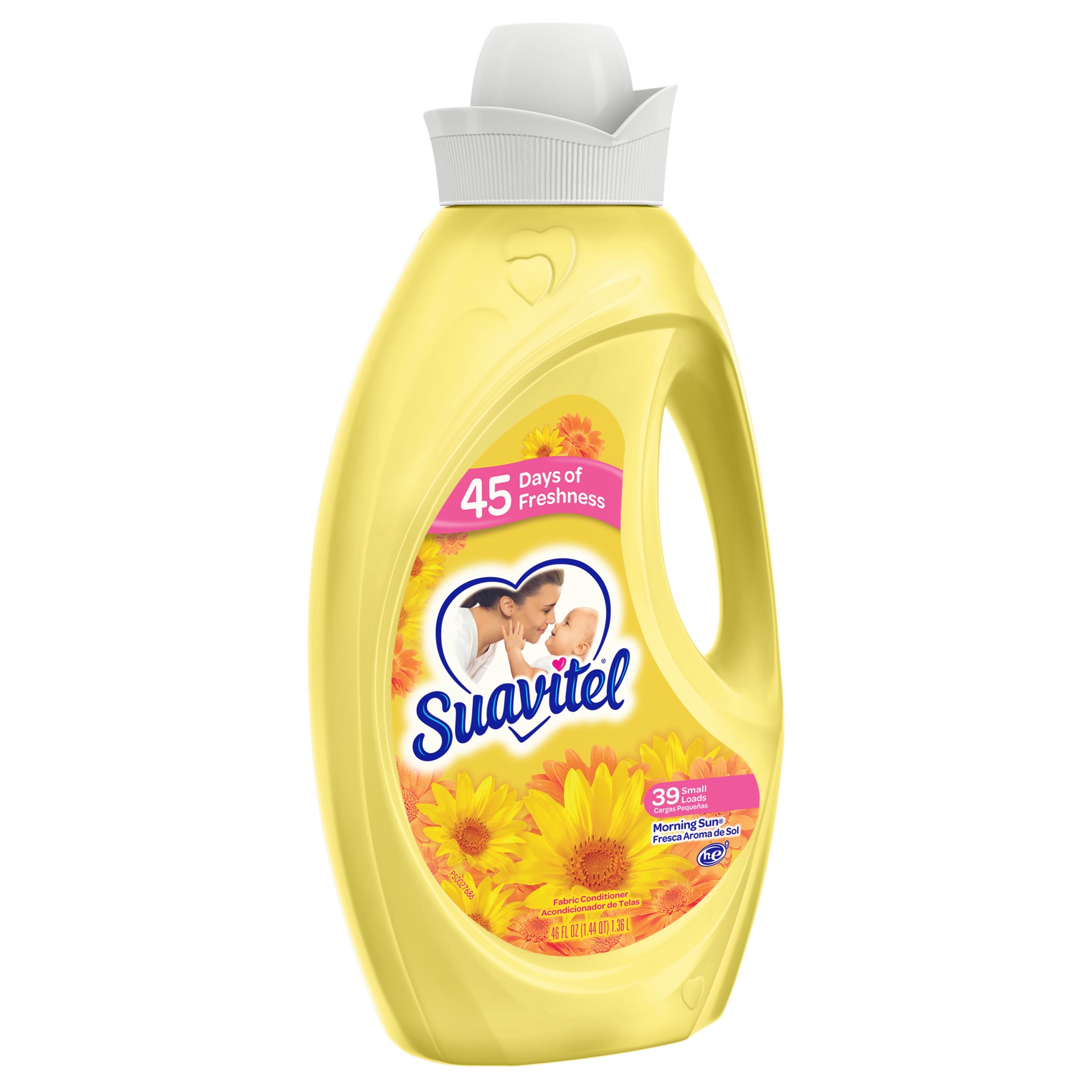 slide 7 of 10, Suavitel Liquid Fabric Softener, Morning Sun, 46Oz., 46 fl oz