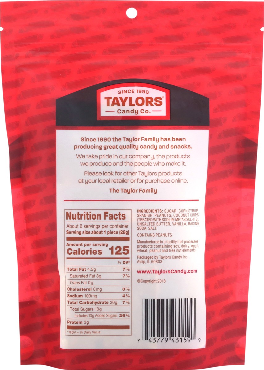 slide 4 of 12, Taylor's Handmade Peco Brittle 6 oz, 6 oz