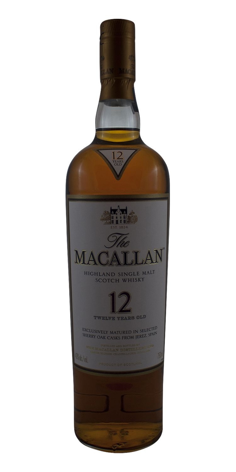 slide 1 of 1, The Macallan Macallan Sherry Oak 12 Year Scotch, 1.75 liter