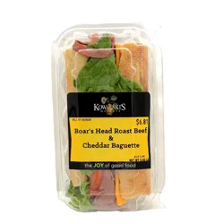 Boar's Head Roast Beef & Cheddar Baguette