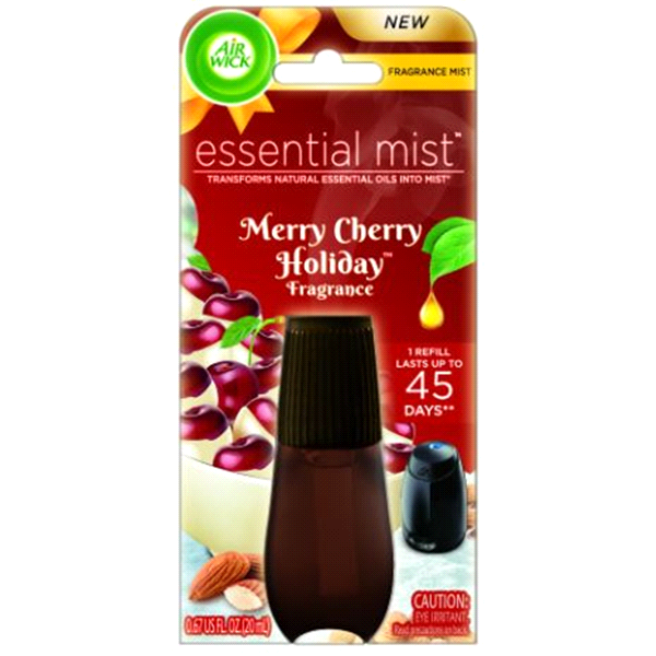 slide 1 of 1, Air Wick Merry Cherry Holiday Fragrance Mist Refill, 1 ct