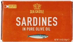 Sea Castle Sardines In Pure Olive Oil - 3.475 oz