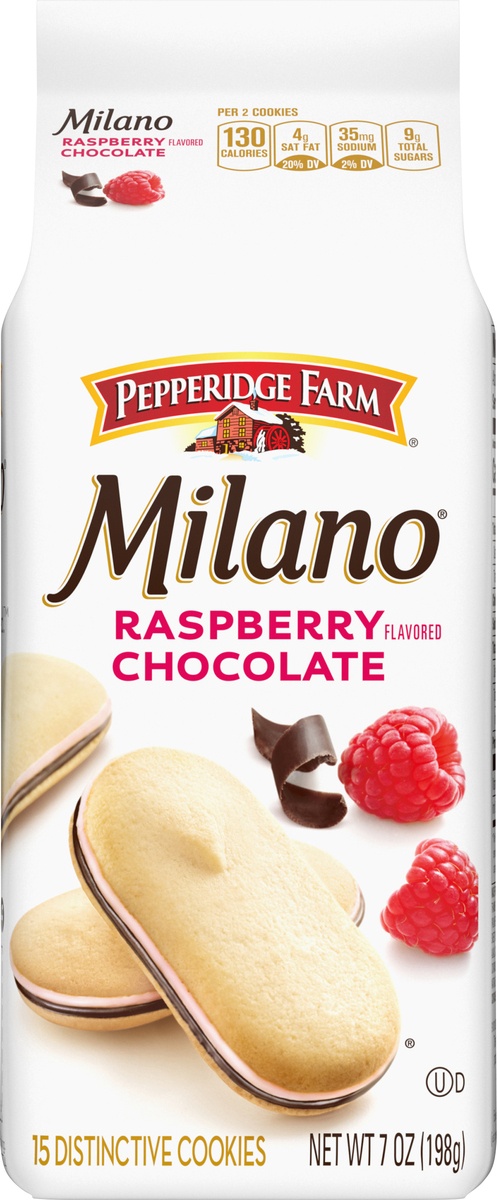 slide 9 of 10, Pepperidge Farm Milano Raspberry Cookies, 7 oz